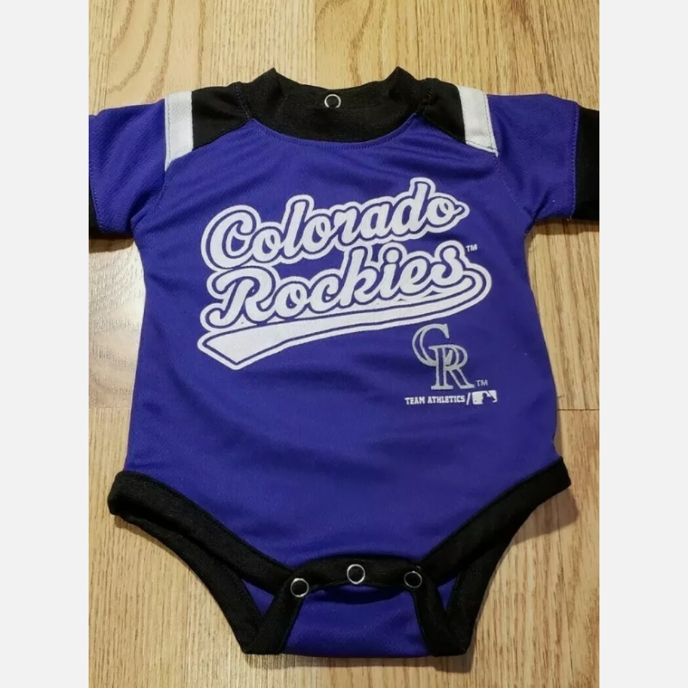 Colorado Rockies Baby Bodysuit / Shirt Size: 0-3 Months